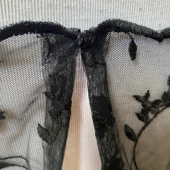 Alfred Sung Black Lace Embroidered Long Sleeve Formal Sheath Evening Dress Women - Picture 9 of 15